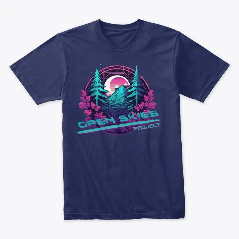 Open Skies Vaporwave Tee