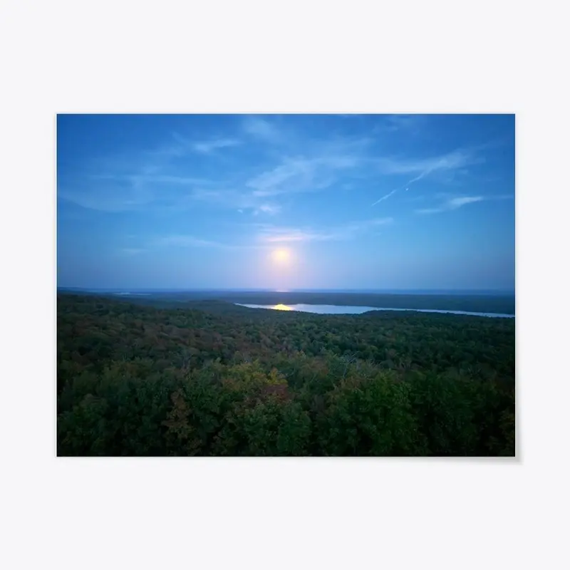 Gratiot Lake Moon Rise